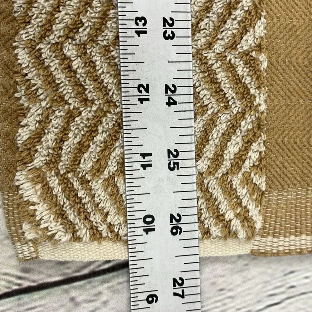 Lauren Ralph Lauren Set of 4 Towels Sanders Basketweave Herringbone Cotton